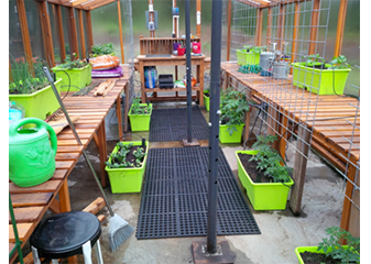 Our redwood benches are perfect for protecting your plants and crops from the cold.